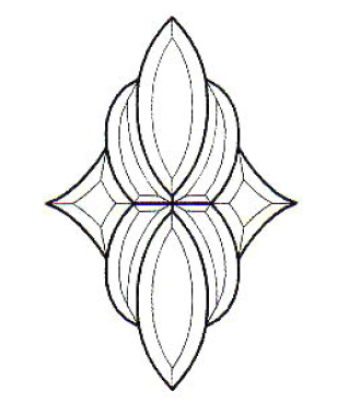 Bevelcluster 8-teilig