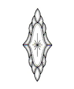 Bevelcluster 15-teilig - Sternschliff