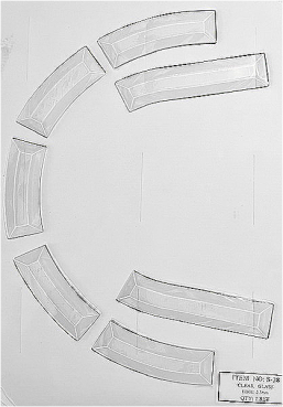 Facettenbogen,7-tlg,