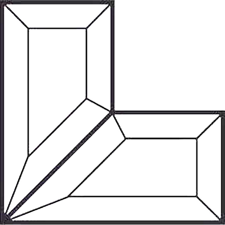 Eck-Bevelsatz 2"