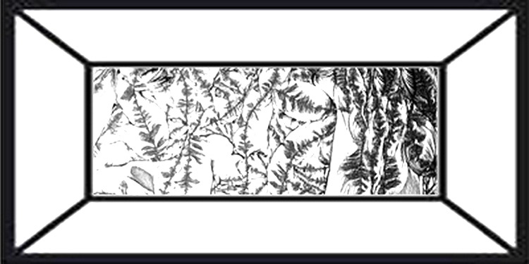 bevel 2x4" Eisblume"