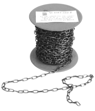 Bilderkette bleifarbig