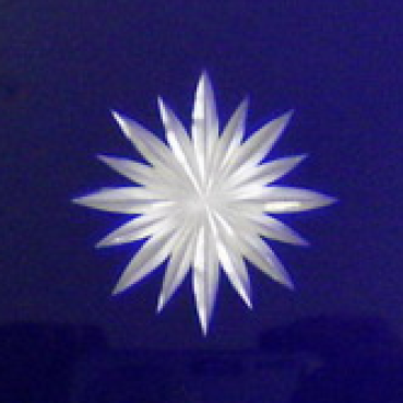 Friesecke Sternreplik blau