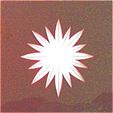 Friesecke Sternreplik rot