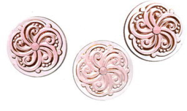 35mm, glasstein rosa