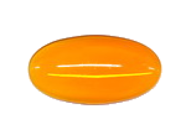 Muggel 36x19mmm orange