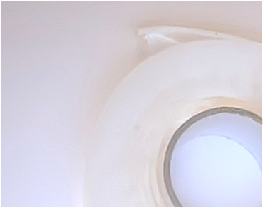 Doppelseitig klebendes, klar transparentes Montageband, 3m