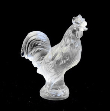 Glasfigur Hahn