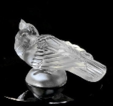 Glasfigur Spatz