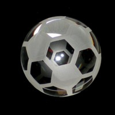 Glaskugel 80mm Fussball