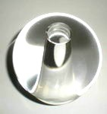 Kristallglaskugel 90mm klar mit Lochbohrung