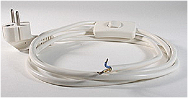 Anschlusskabel weiß