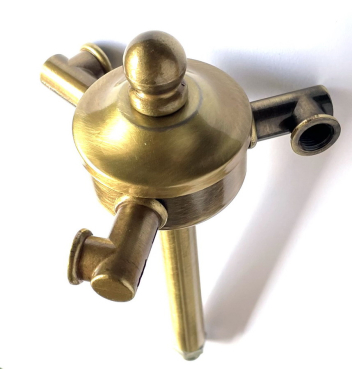 Für Stehlampen Knopf durch Gewinderohr ersetzen!