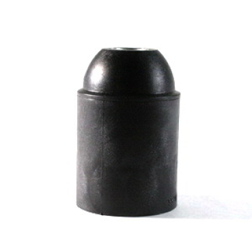 Fassung E27 schwarz, Kunststoff