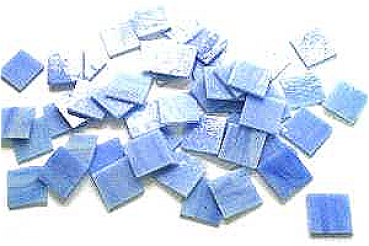 Flachmosaik blau