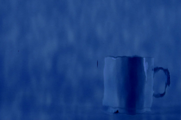538-6W-F, Waterglass, Navy-blau, Fusing,