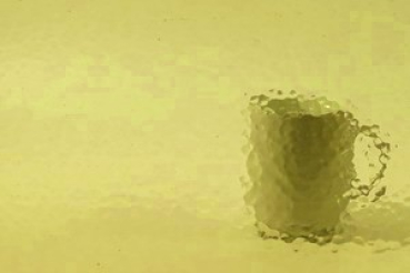 40cx corella Ornamentglas olivgrün