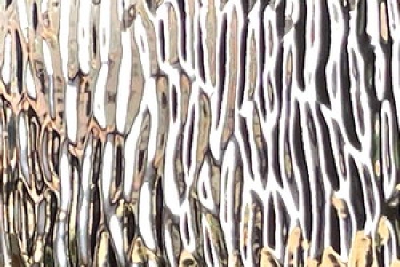 Ornamentglas Wasserwellen