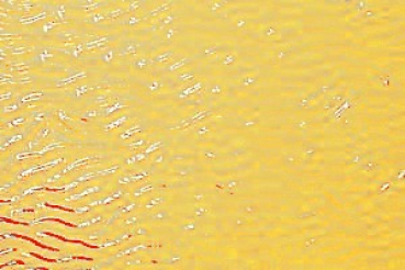 rippelglas,hell-bernstein-gelb,