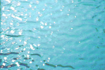 rippelglas,hell-türkisblau,grob,