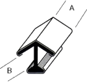 Laternenmessing 8mm, 90°