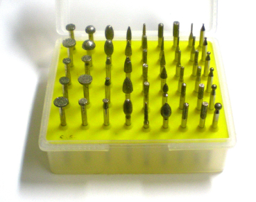 Schleifkörperset -II kleine Köpfe -- 50er-Set