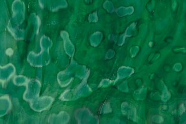 Bullseye 6247  mittelhell- dunkelgrün marmoriert, Mottles