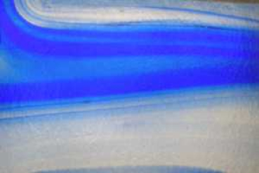 Jugendstilglas L-210 - blau mit Satinopal