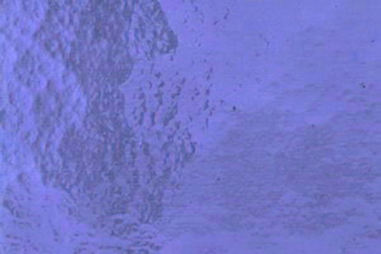 Tischkathedralglas blauviolett