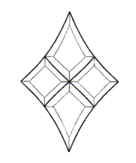 Bevelcluster 4-teilig