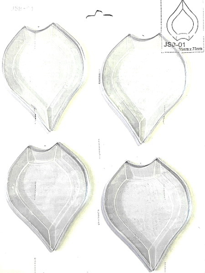 Bevel, Blüten-Blatt,,