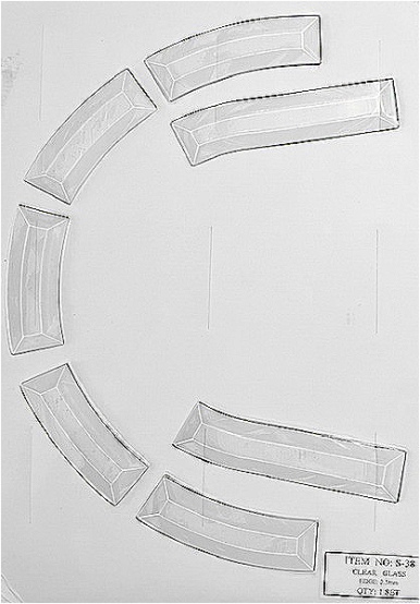 Facettenbogen,7-tlg,