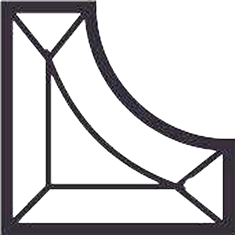 Innenecke 2x2x3/4"