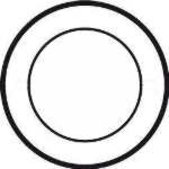 Runder Eisblumenbevel 3"