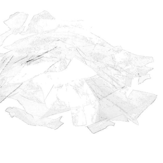 Bullseye Confetti 1104 farblos, extra klar