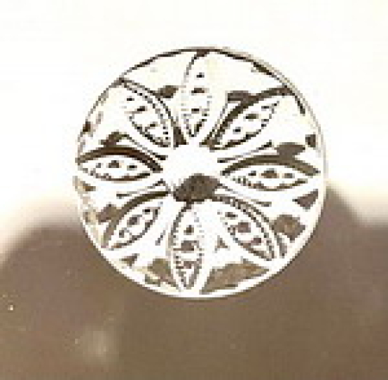 Glasblütenstein 22mm - farblos