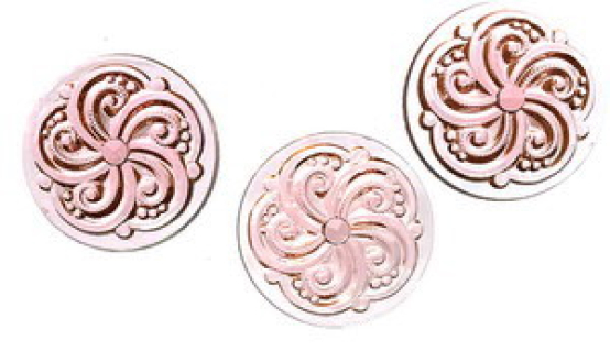 35mm, glasstein rosa