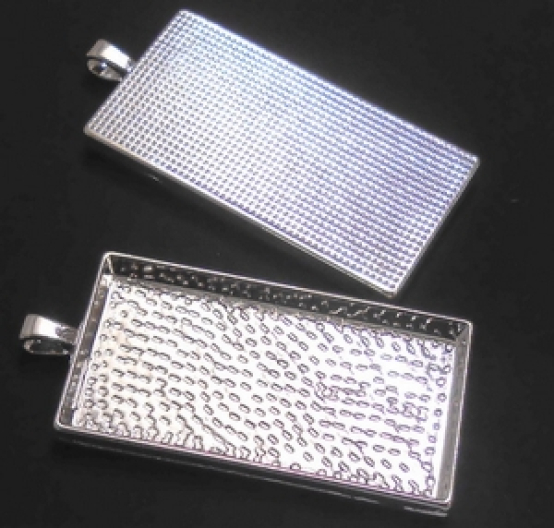 Kessel für rechteckige Cabochons