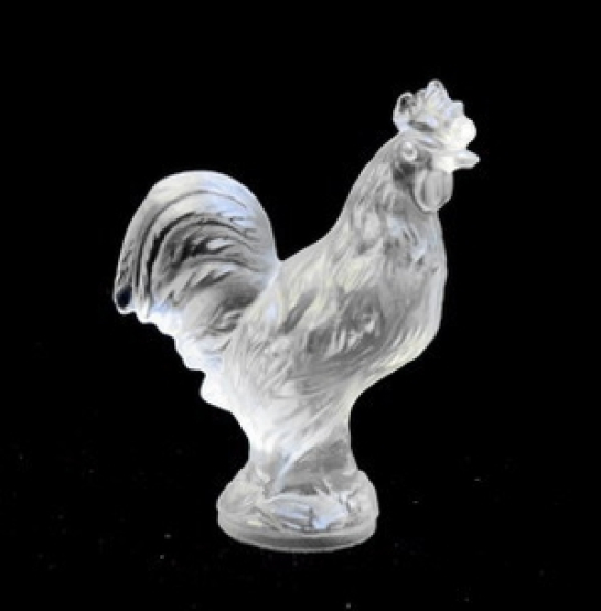 Glasfigur Hahn