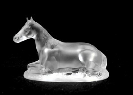Glasfigur Pferd