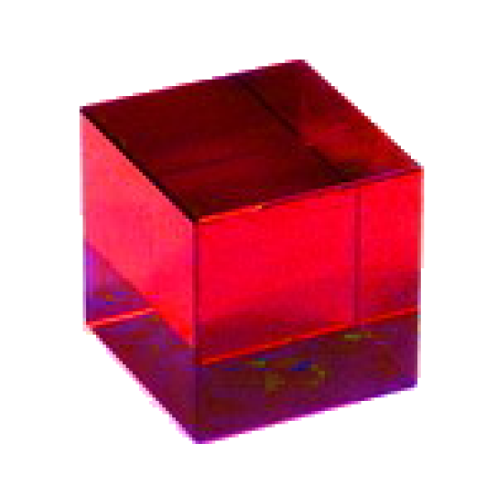 Glaswürfel 40mm rot