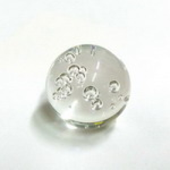 Glaskugel 40mm klar mit lUFTBLASEN