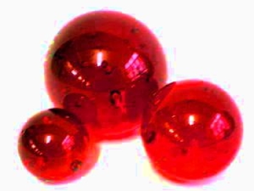 Glaskugel 70mm rot