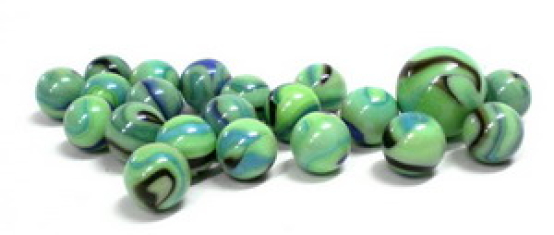 Glasmurmeln BUTTERFLY