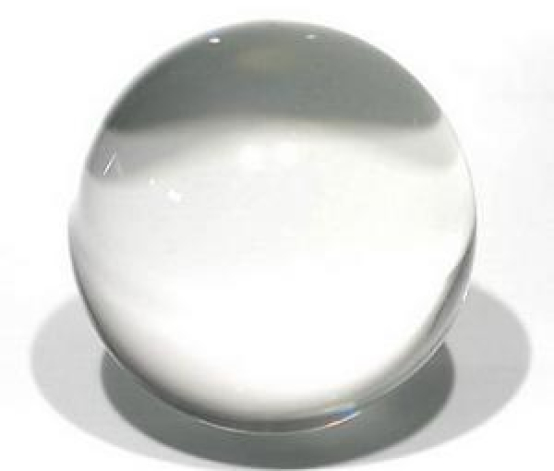 Kristallglaskugel 110mm klar