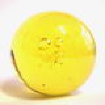 Kristallglaskugel 30mm gelb