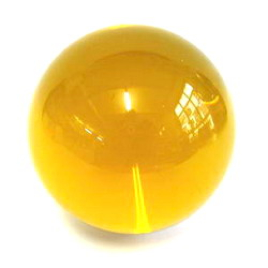 Kristallglaskugel 150mm gelb