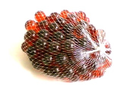 Glasmurmel 16mm orange