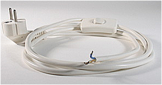 Anschlusskabel weiß