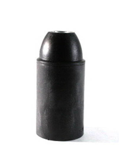 Fassung E14 schwarz, Kunststoff